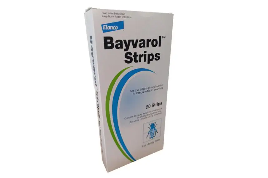 box of Bayvarol strips - a treatment for Varroa Mite sold by Brisbane Valley Apiaries